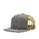  Custom Logo 7 Panels Flat Brim Blank Snapback Trucker Caps Solid Plain Cotton Twill Mesh Men Sport Cappello Baseball Caps Hat