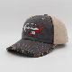  Custom Promotional Visor Cap Running Racing Sports Hat Blue 3D Embroidry Cotton Baseball Cap