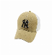 LA Trucker Cap with 3D Embroidery Cotton 6 Panel Baseball Caps with Mesh Customized Fashion Sports Hat manufacturer