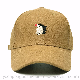  Custom Wool Blend Plain Weave 6 Panel Embroidery Baseball Cap