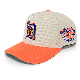  Direct Factory Low MOQ Custom High Quality MID Crown Acrylic Fabric Baseball Cap with Embroidery Logo 5 Panel a Frame Hat