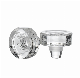  Factory Transparent 17.2mm Square Acrylic Perfume Bottle Cap for 15mm Pump Sprayer