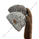  High Quality Acrylic Soft Knit Winter Caps for Women Custom Ponytail Beanie Hats with Hole