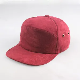  5 Panel Plain Faux Suede Leather Adjustable Structured Baseball Cap