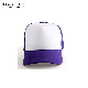  Sublimation Blank Cap Polyester Cotton Baseball Cap (Purple Color)