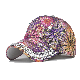 Bamboo Fiber Material Outdoor Printed Hot Diamond Baseball Cap manufacturer