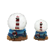  Customized Nautical Craft Resin Beach Lighthouse Snow Globe