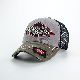 Applique Embroidery Cotton Mesh Trucker Snapback Baseball Cap manufacturer