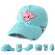  Custom Logo 6 Panels Design Distressed Thick Cotton Baseball Cap