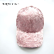 Factory Price Plain Color Fashion Custom Wholesale Velvet Baseball Sport Cap