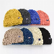  Custom Knit Cuffed Acrylic Slouchy Beanie Streetwear Christmas Private Woven Label Logo Beanies Fisherman Skull Hats Winter Cap