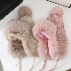 Winter Thickened Cold-Proof Knitted Plush Warm Ear Protection Ski Hat