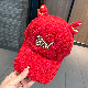  Christmas Red Children Winter Warm Embroidery Students Sun Visor Baseball Cap