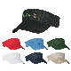 Cotton Chino Twill Custom Embroidery Visor Sun Cap