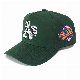  Autumn and Winter Letter Embroidery Logo Green Cotton Fabric Fashion Ladies Sports 5 Panel Baseball Cap Hat