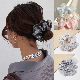 Women Print Scrunchies Fashion Hair Ties Dual Yarn Elastic Hair Bands Modern Temperament Headwear for Girls Hair Accessories