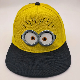  Universal Hat Minions Summer Polyester 5-Piece Baseball Cap with 3D Embroidery and Offset Printing