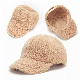  Custom Furry Winter Sports Hats Wool Fur Fleece Baseball Cap