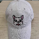  Custom White Baseball Cap with Ordinary Embroidery Logo