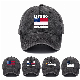  Cotton Washed Sport Caps Custom Printed 3D Embroidery Baseball Cap