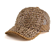  Audit 6 Panels Hat Blank Straw Trucker Caps with Plastic Buckle