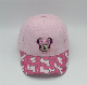  100% Cotton Mickey Style Cute Fashion Pink Baby Hats Mouse Minnie Girls Outdoor Baseball Caps