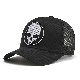  Skylark Wholesale Skull Logo Curved Brim Mesh Trucker Baseball Cap