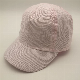  Pale Pink Hat Little Girls Cute Printed Bow Outdoor Baseball Cap with Cotton and Polyester