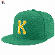  High Quality Custom Embroidery Logo Cheap Price Green Black Hats 6 Panel Baseball Cap Plain Causal Hat Letter Pattern Caps