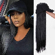 Women Adjustable Bob Hat Wigs Removable Straight Synthetic Hair Wig Baseball Cap