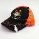  Wholesale Custom Embroidery Red Sports Cotton Hats and Caps Baseball Cap Heavy Brushed Cotton Sandwich Brim Embroidery Baseball Cap (01)