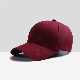 High Quality Red Womens Snapback Embroidery 6 Panel Baseball Cap