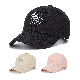  Outdoor Fashion Elegant Rose Pearl Decorate Cotton Unisex Baseball Cap Sports Cap