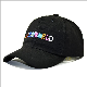 Custom High Quality Stripe Soft Luxury Baseball Caps Cap Embroidery