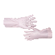  Wholesale Custom Reusable Pink Anti Chemical Acid Alkali Unlined Nitrile Rubber Latex Hand Gloves Luvas Guantes En420 En374-2 4101