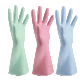  Dishwashing Gloves Female Waterproof Durable Kitchen Housework Cleaning Household Laundry Rubber Latex Leather Gloves