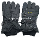  Wholesale Warm Ski Gloves with Magic Tape and Customized Logo BSCI, Oeko Tex