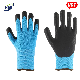  Factory Price Micro Foam Nitrile Dipped Double Liner Waterproof Thermal Winter Work Gloves