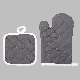  Oven Mitt and Pot Holder for Cooking Baking Grilling Grey