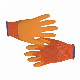  Hi-Vis Orange Nylon Shell, Orange Soft Breathable Foam Latex Palm Coated Gloves Luvas Guantes