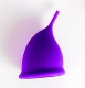 FDA/LFGB/RoHS/SGS Approval Silicone Woman Care Menstrual Cup manufacturer