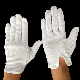  White Cotton Military Tactical Parade Ceremony Hand Gloves with Snap on Cuff