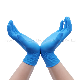 Wholesale Food Touch Disposable Powder Free Blue Nitrile Examination Gloves