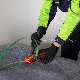  2021hot Sales 13G Black PU Palm Coated Safety Working Labor Work Gloves for Men