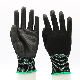  Custom Logo Oil Chemical Resistant Anti Slip Nylon Liner Black PU Coating Work Safety Gloves
