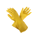  100% Natural Latex Yellow Household Latex Cleaning Dishwashing Hand Work Rubber Gloves