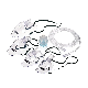 Disposable Adult Nebulizer Oxygen Mask Kit With Tubing And Nebulizer Mask manufacturer