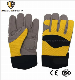 China Wholesale Yellow Cow Leather Sport Work Safety Driver Gloves manufacturer