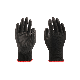 CE Certificated En388 Grey Black White PU Palm Coating Safety Work Gloves manufacturer