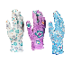Women Lady Flower Printed Floral Nitrile Glove manufacturer